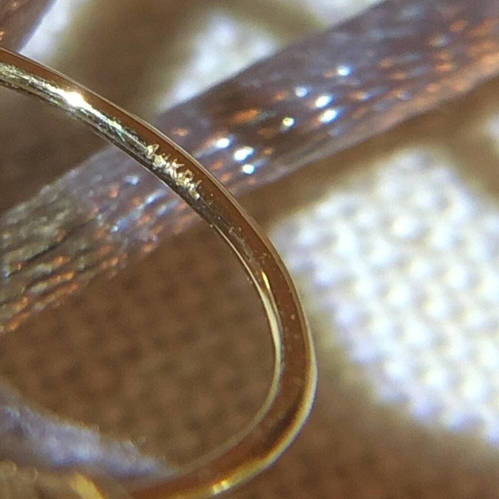 Bony Levy Gold 3 Stone Stackable Ring - image 3